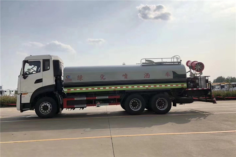 東風(fēng)天龍后八輪20噸噴霧車，國六綠化噴灑車
